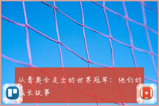 从青奥会走出的世界冠军：他们的成长故事